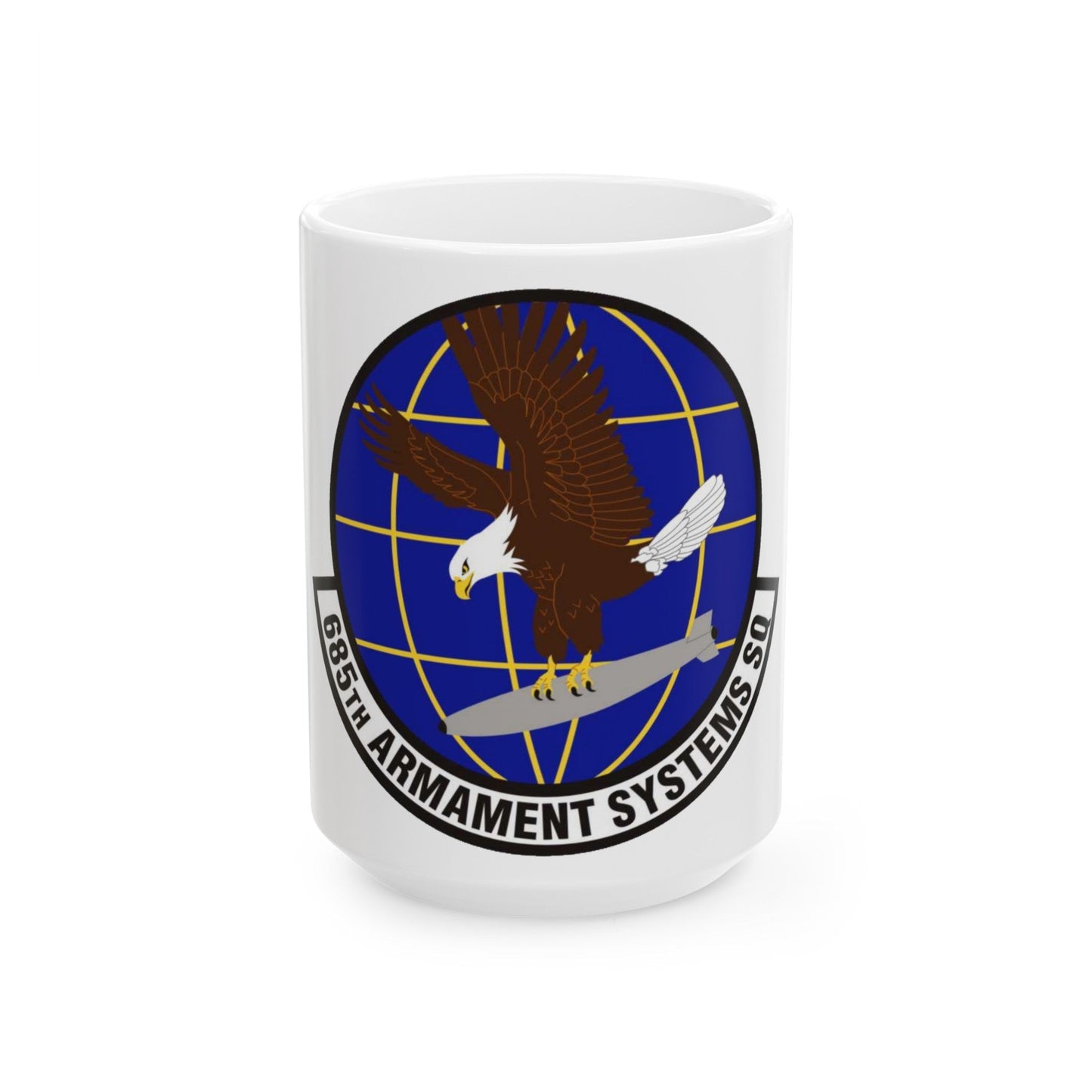 685th Armament Systems Squadron (U.S. Air Force) White Coffee Mug-15oz-The Sticker Space