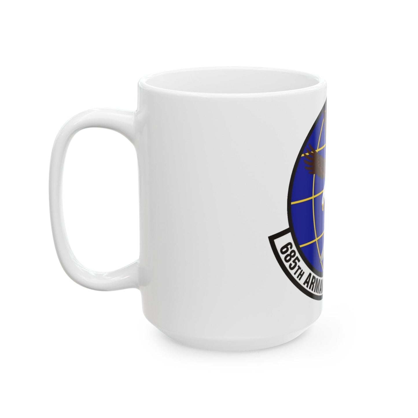 685th Armament Systems Squadron (U.S. Air Force) White Coffee Mug-The Sticker Space