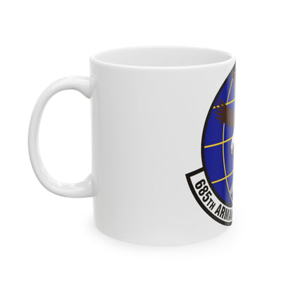 685th Armament Systems Squadron (U.S. Air Force) White Coffee Mug-The Sticker Space