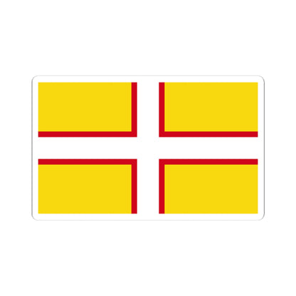 Flag of Dorset (England) STICKER Vinyl Kiss-Cut Decal