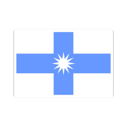 Flag of Gorskoe Leningrad oblast (Russia) STICKER Vinyl Kiss-Cut Decal