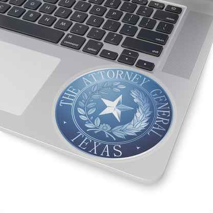 Seal of Texas Attorney General - STICKER Vinyl Kiss-Cut Decal