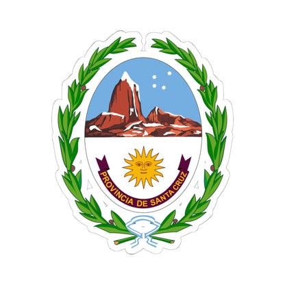 Coat of Arms Santa Cruz Argentina - STICKER Vinyl Kiss-Cut Decal