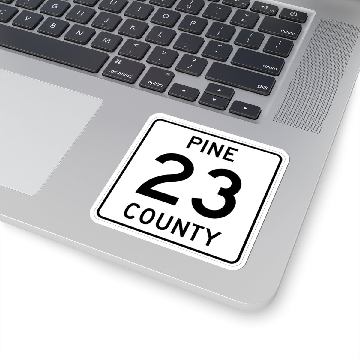 Pine County Route 23 MN (Minnesota) (Road Sign) STICKER Vinyl Kiss-Cut Decal