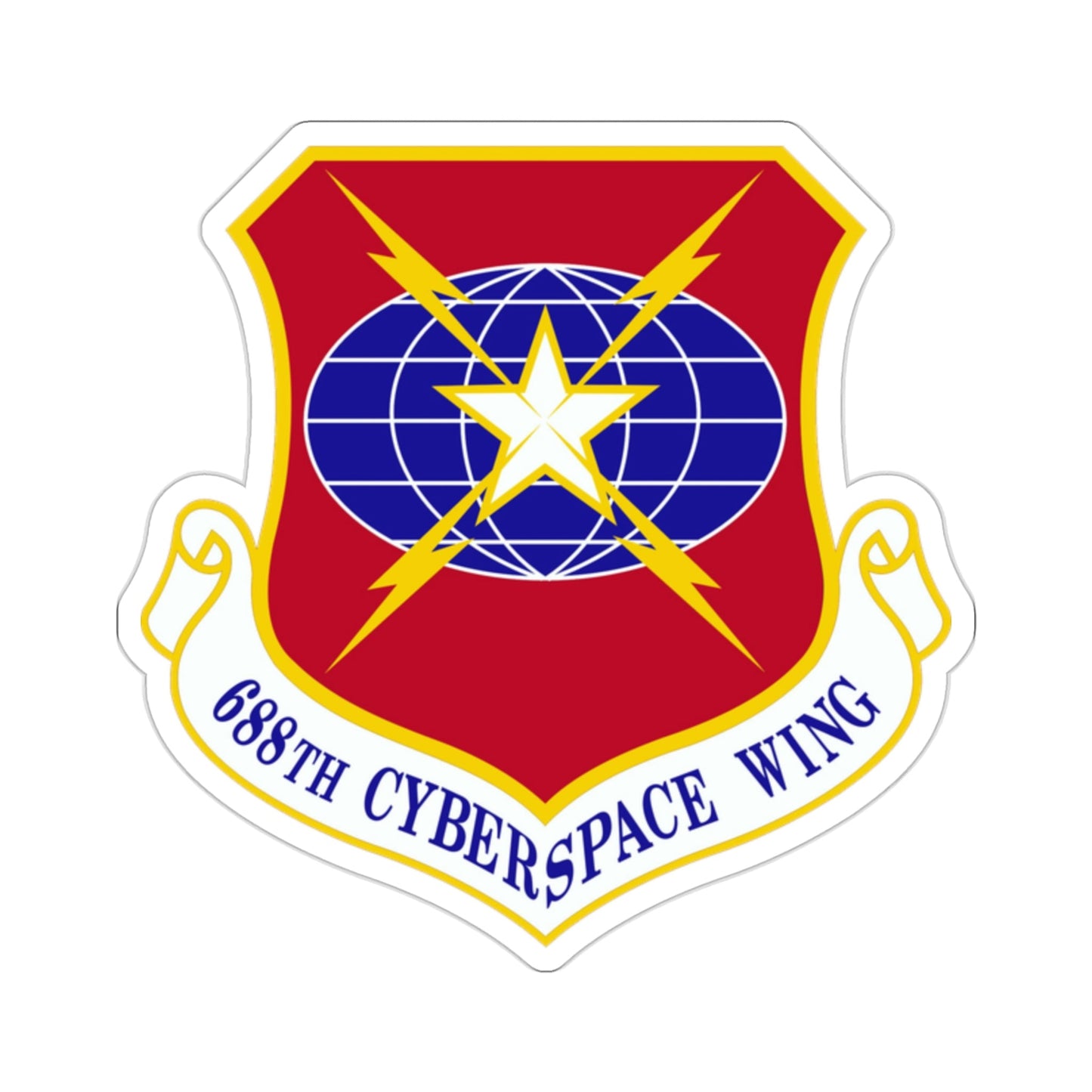 688 Cyberspace Wing ACC (U.S. Air Force) STICKER Vinyl Die-Cut Decal-2 Inch-The Sticker Space