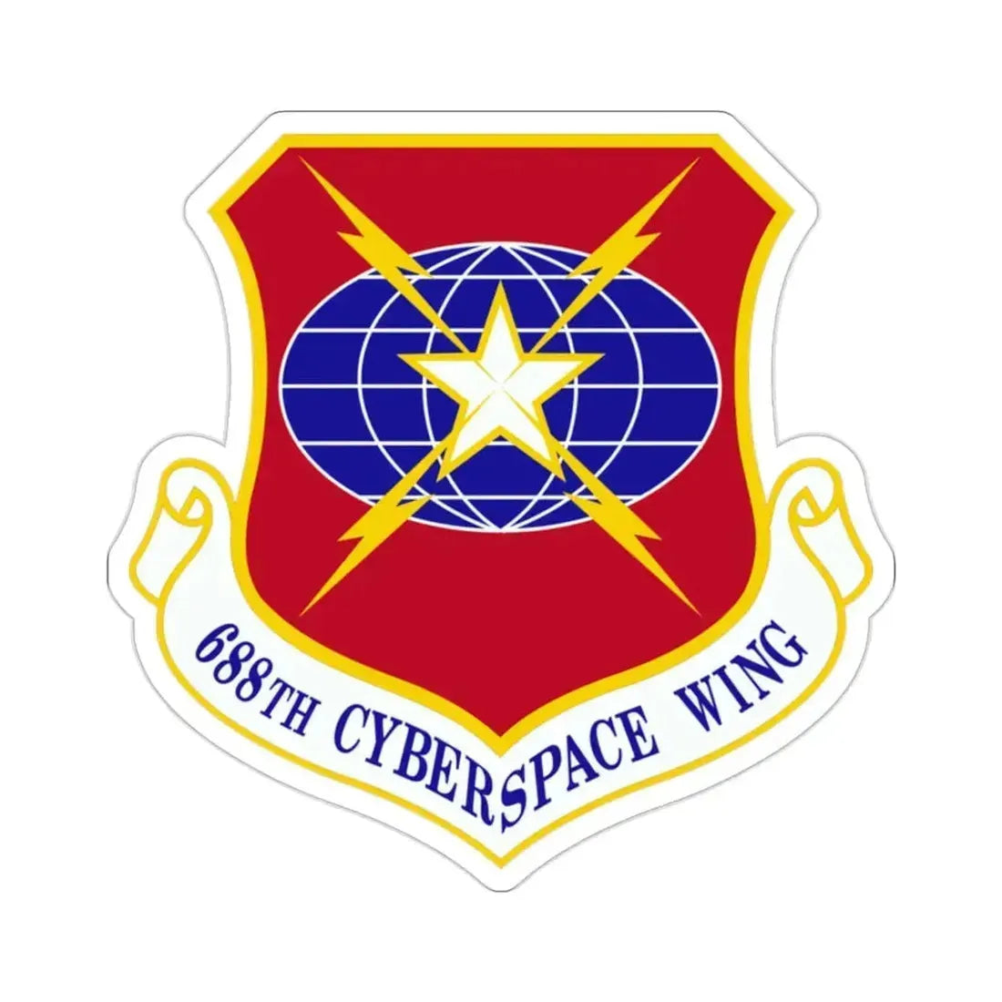 688 Cyberspace Wing ACC (U.S. Air Force) STICKER Vinyl Die-Cut Decal 2 Inch - The Sticker Space