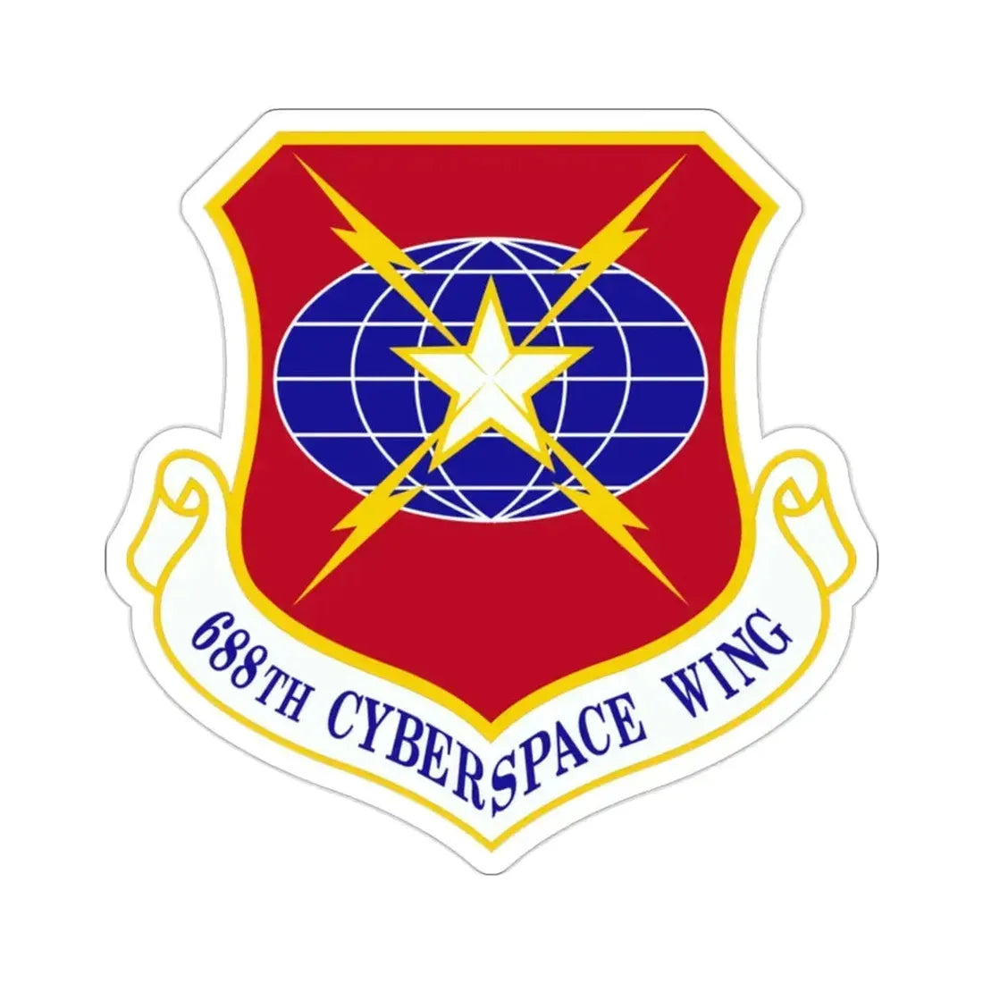 688 Cyberspace Wing ACC (U.S. Air Force) STICKER Vinyl Die-Cut Decal 2 Inch - The Sticker Space