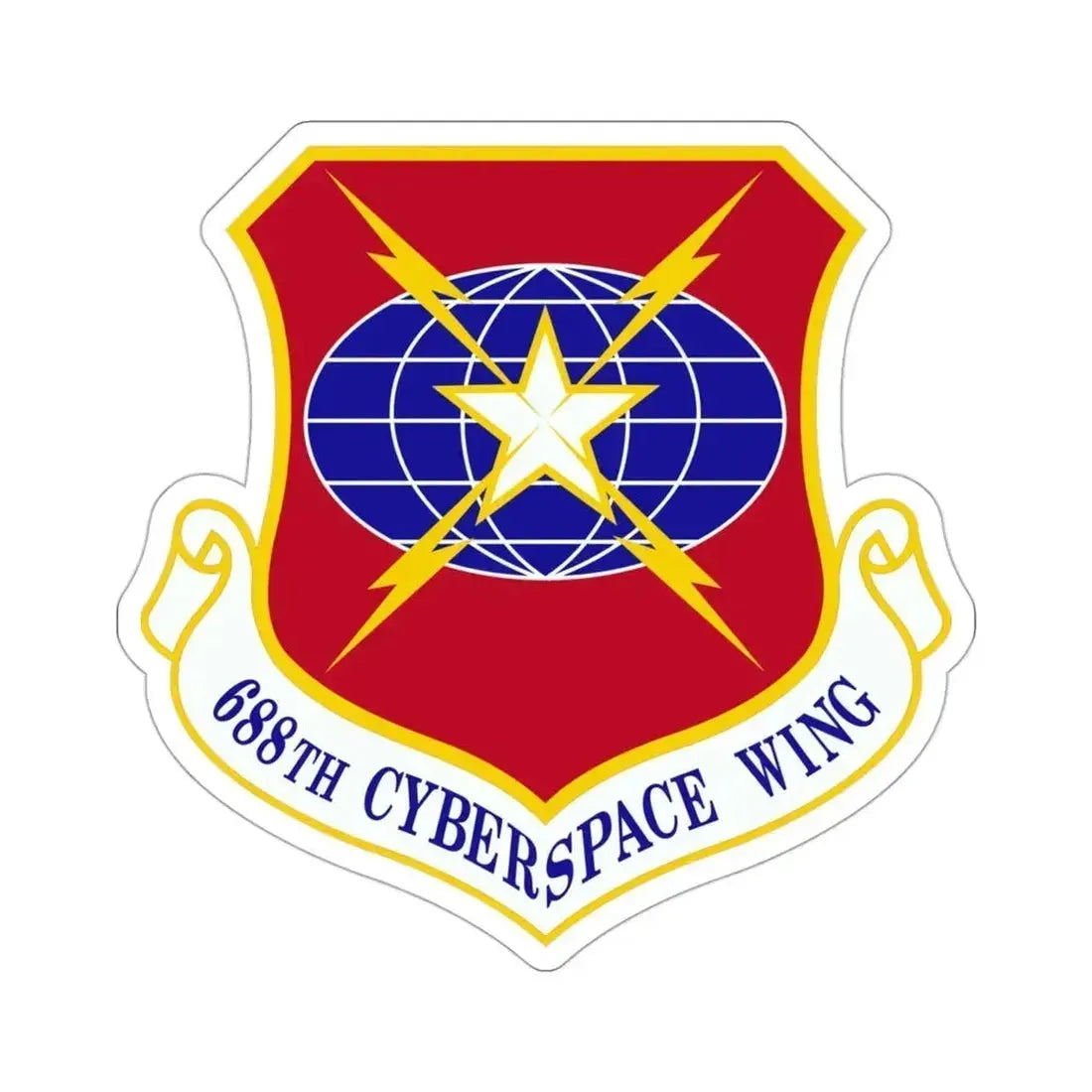 688 Cyberspace Wing ACC (U.S. Air Force) STICKER Vinyl Die-Cut Decal 3 Inch - The Sticker Space