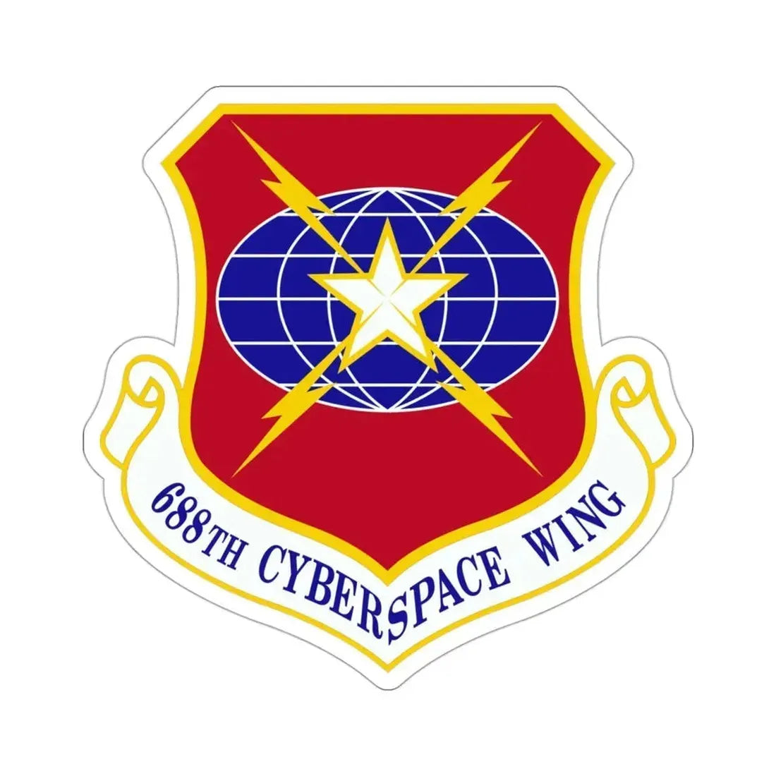 688 Cyberspace Wing ACC (U.S. Air Force) STICKER Vinyl Die-Cut Decal 3 Inch - The Sticker Space