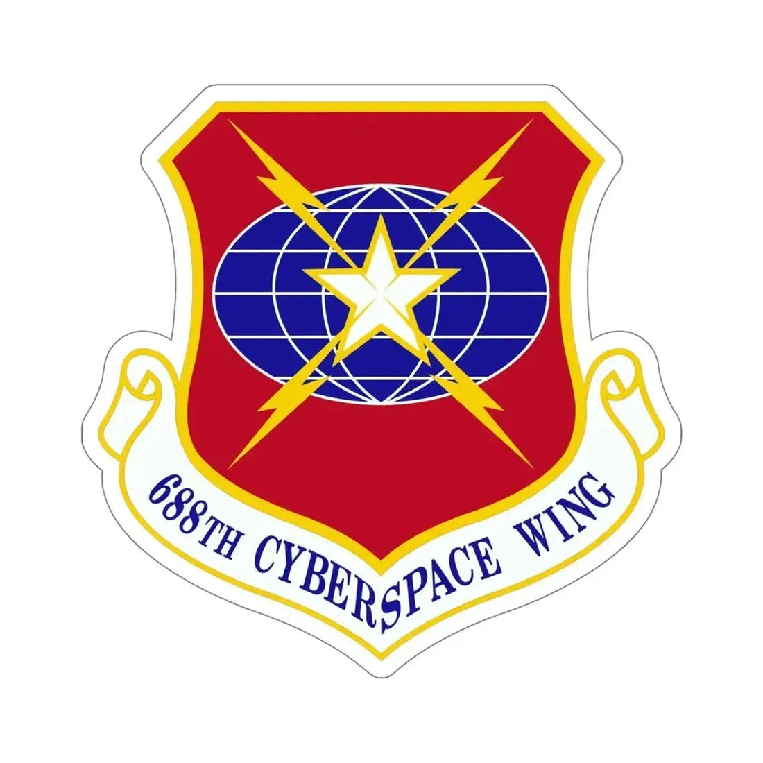 688 Cyberspace Wing ACC (U.S. Air Force) STICKER Vinyl Die-Cut Decal - The Sticker Space