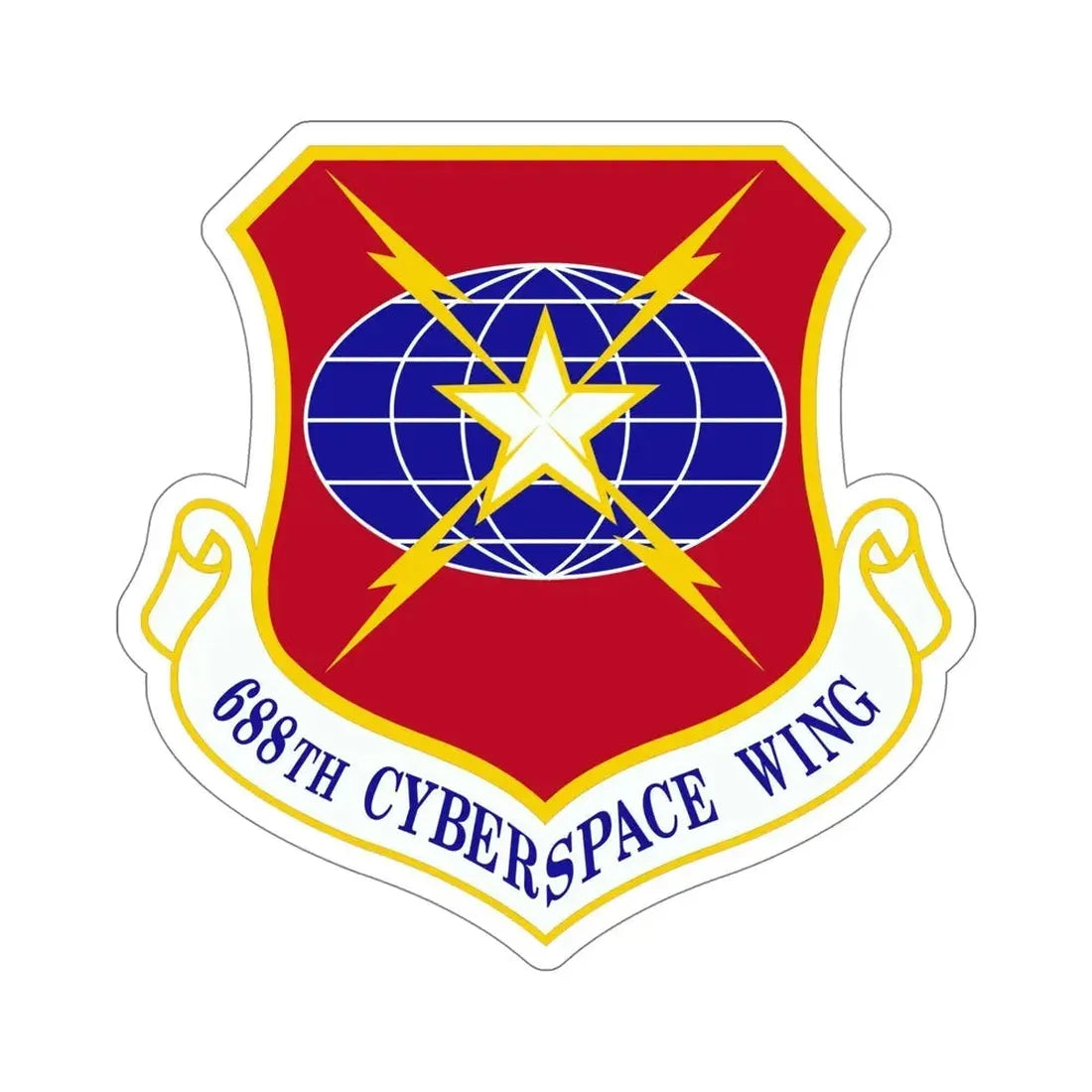688 Cyberspace Wing ACC (U.S. Air Force) STICKER Vinyl Die-Cut Decal - The Sticker Space