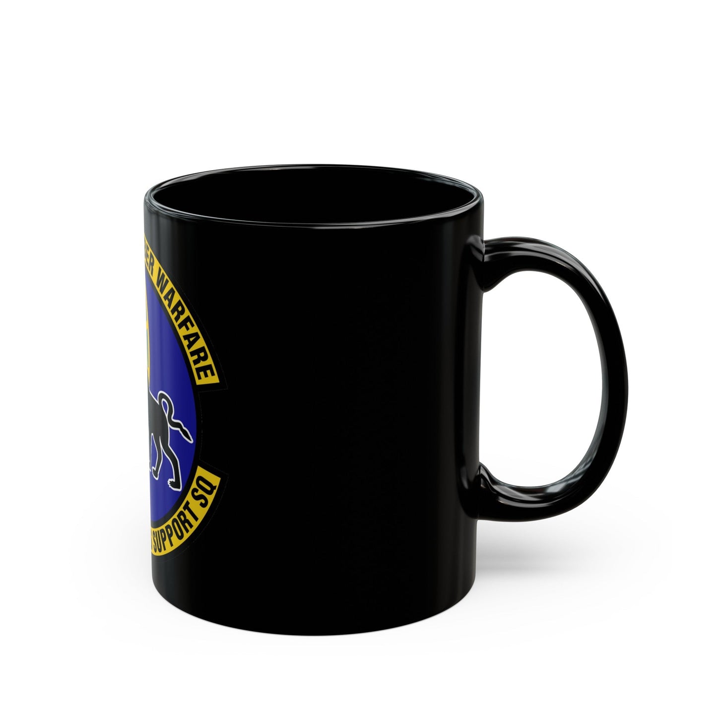 688 Operations Support Squadron ACC (U.S. Air Force) Black Coffee Mug-The Sticker Space