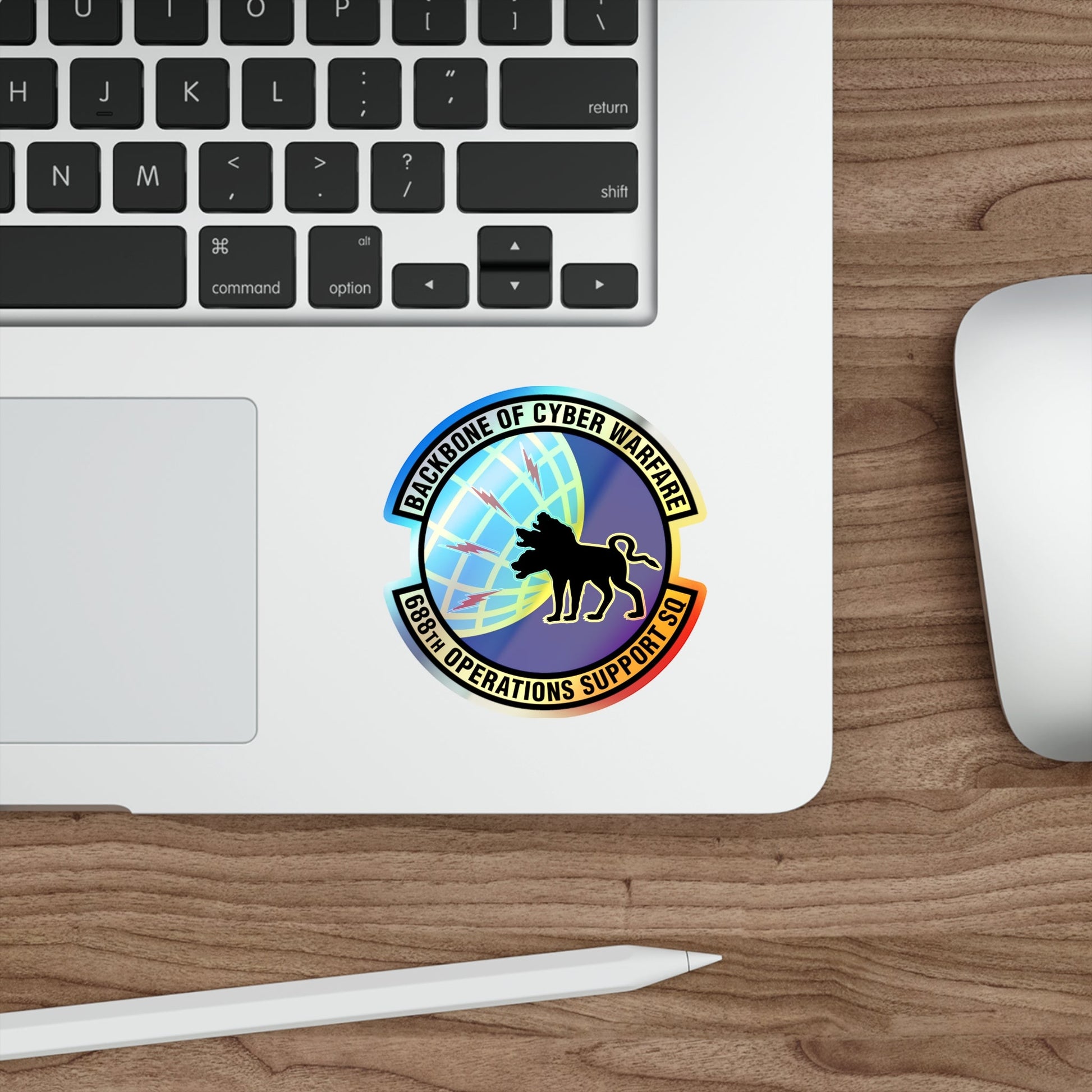 688 Operations Support Squadron ACC (U.S. Air Force) Holographic STICKER Die-Cut Vinyl Decal-The Sticker Space