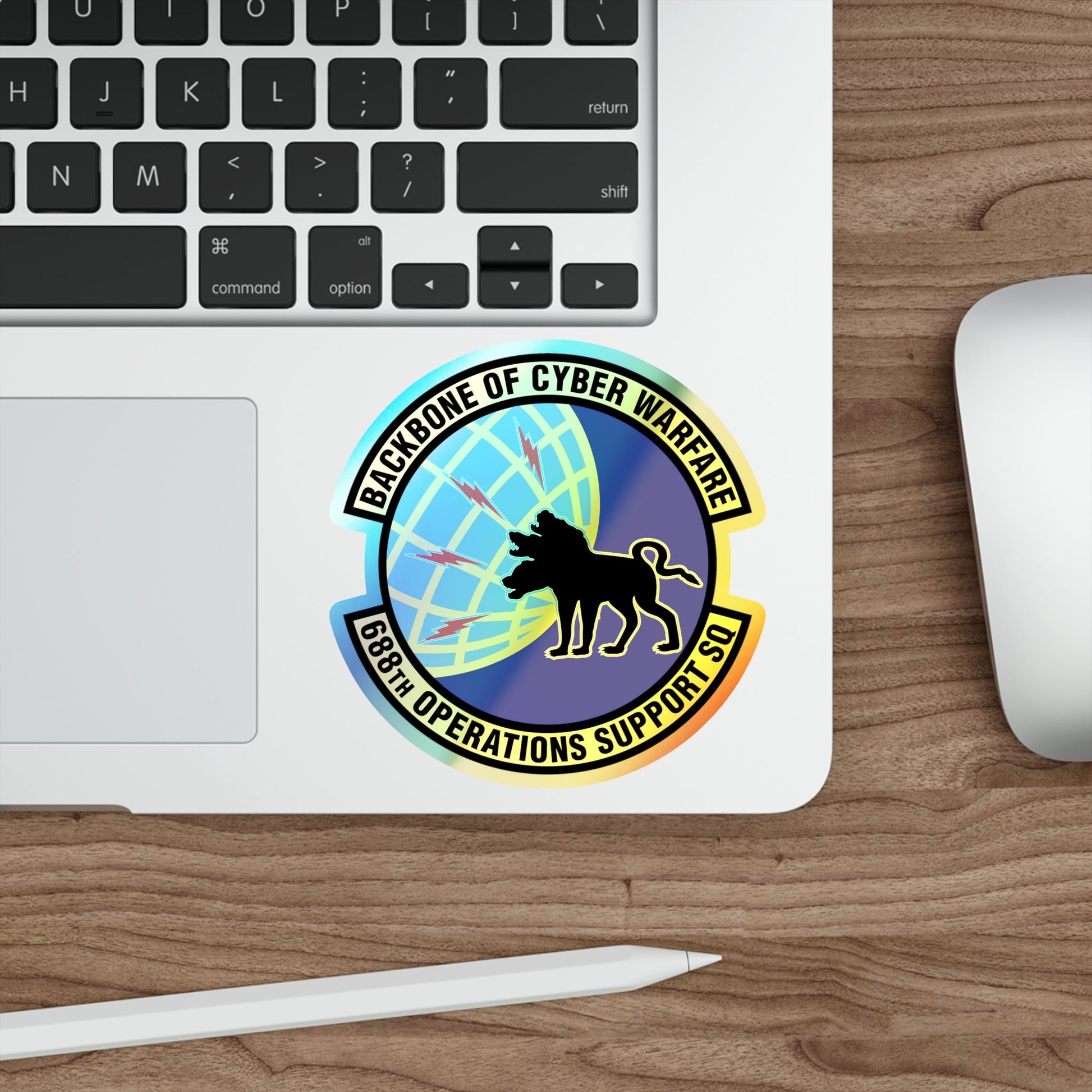 688 Operations Support Squadron ACC (U.S. Air Force) Holographic STICKER Die-Cut Vinyl Decal-The Sticker Space