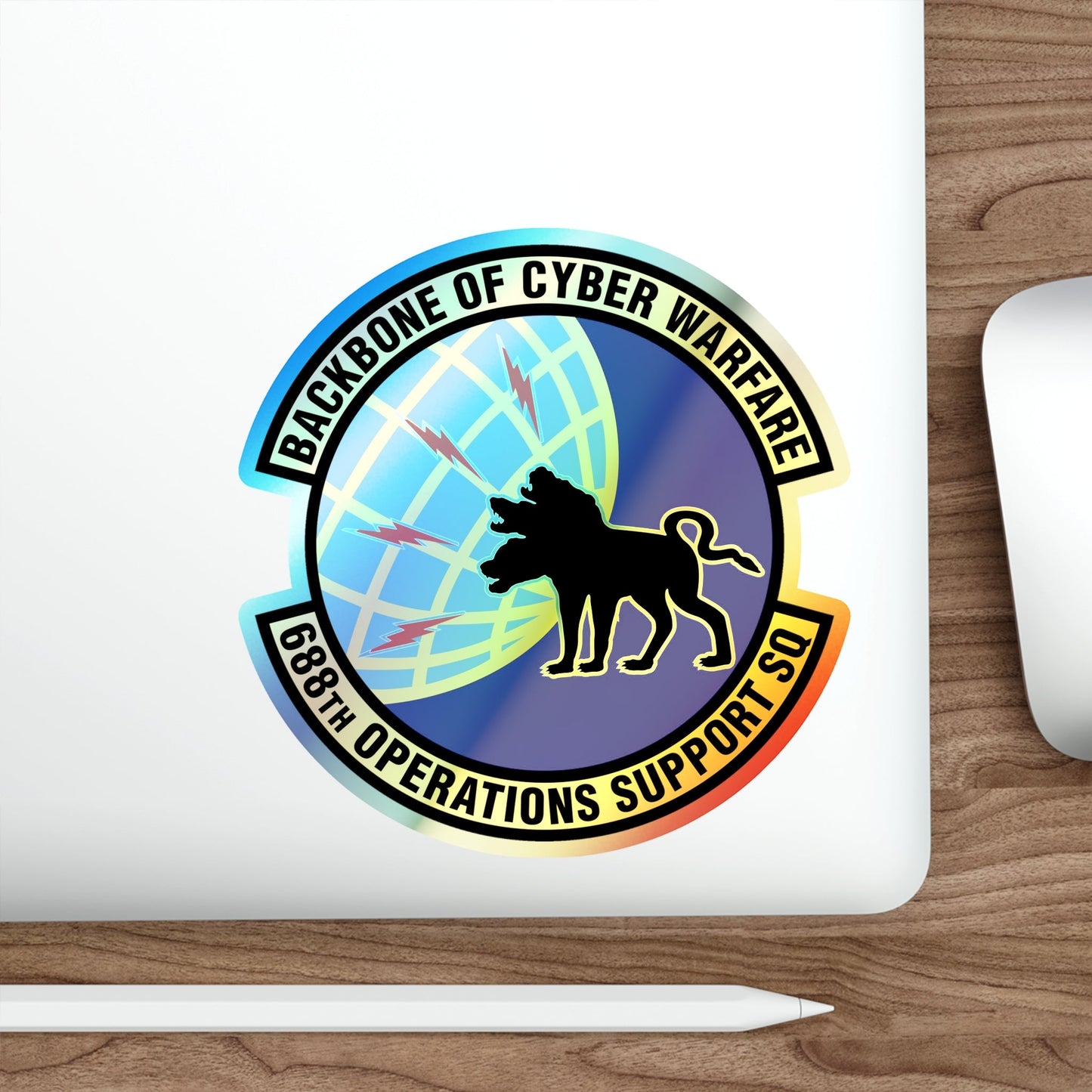 688 Operations Support Squadron ACC (U.S. Air Force) Holographic STICKER Die-Cut Vinyl Decal-The Sticker Space