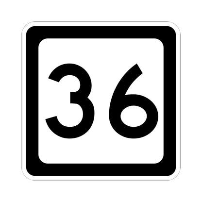 WV-36 (Virginia) (Road Sign) STICKER Vinyl Kiss-Cut Decal