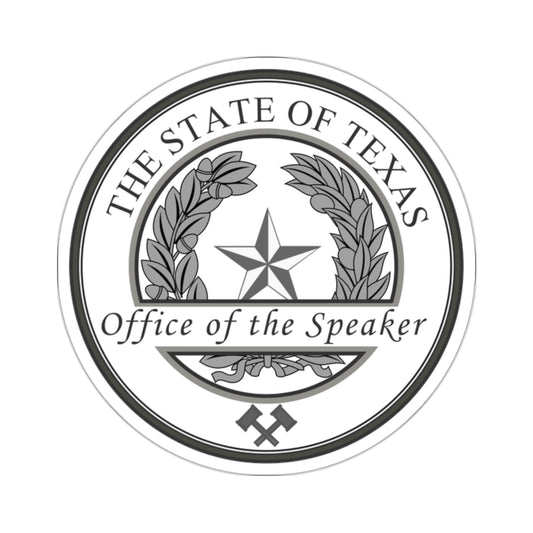 Seal of Speaker of the House of Texas - STICKER Vinyl Kiss-Cut Decal