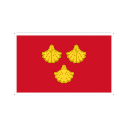 St James Church Quedgeley flag (England) STICKER Vinyl Kiss-Cut Decal