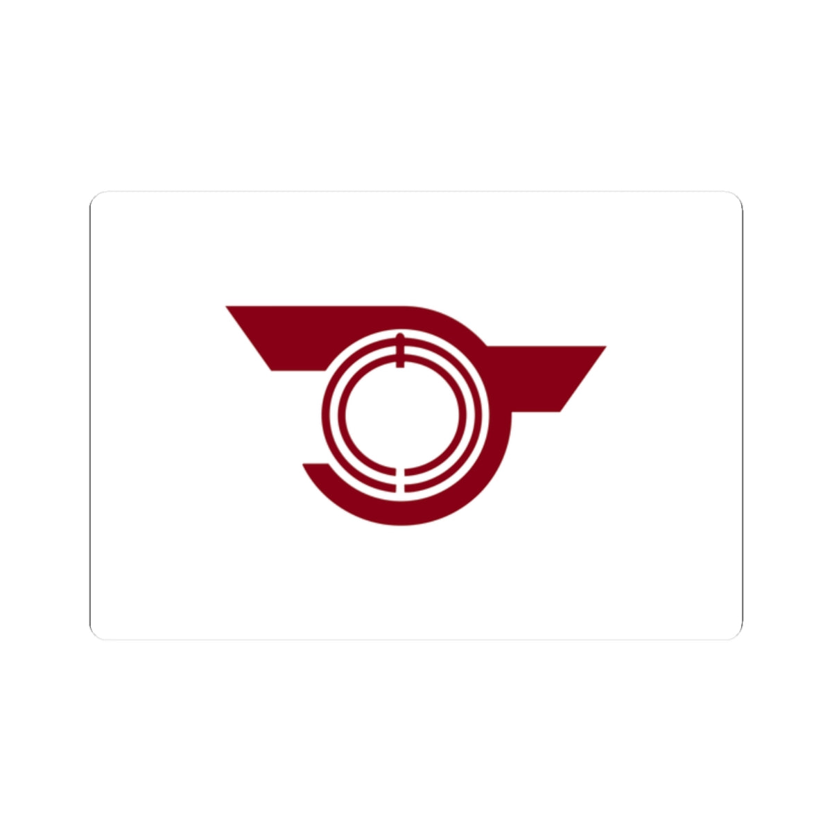 Flag of Shimoichi Nara (Japan) STICKER Vinyl Kiss-Cut Decal