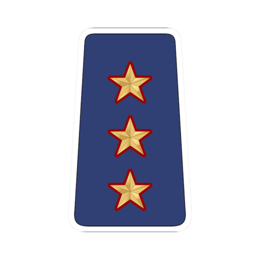 09. KAF CAPT (Kuwait) (Military Rank) STICKER Vinyl Kiss-Cut Decal