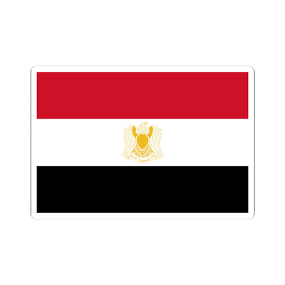 Flag of Syria 1972-1980 (Syria) STICKER Vinyl Kiss-Cut Decal