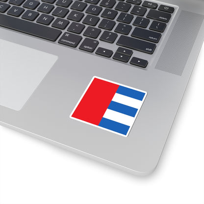 CHE Rhazuns Flag (Switzerland) STICKER Vinyl Kiss-Cut Decal