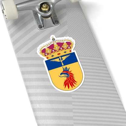 Skånska flygflottiljen vapen (Sweden) (Coat of Arms) STICKER Vinyl Kiss-Cut Decal