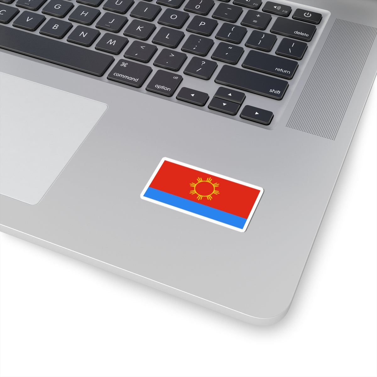 Flag of Polonne raion (Ukraine) STICKER Vinyl Kiss-Cut Decal