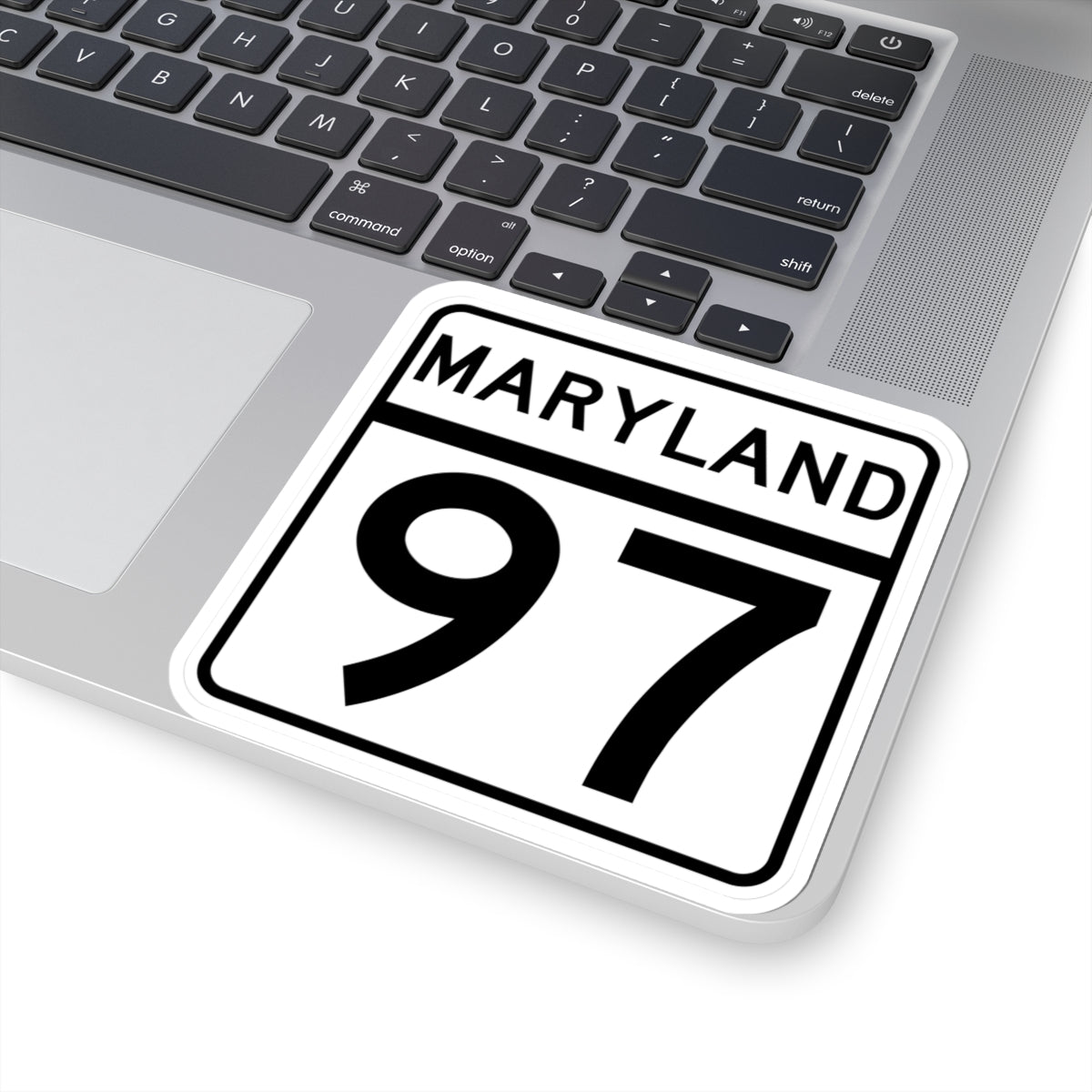 MD Route 97 (Maryland) (Road Sign) STICKER Vinyl Kiss-Cut Decal