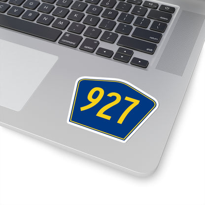 PR secondary 927 (Puerto Rico) (Road Sign) STICKER Vinyl Kiss-Cut Decal
