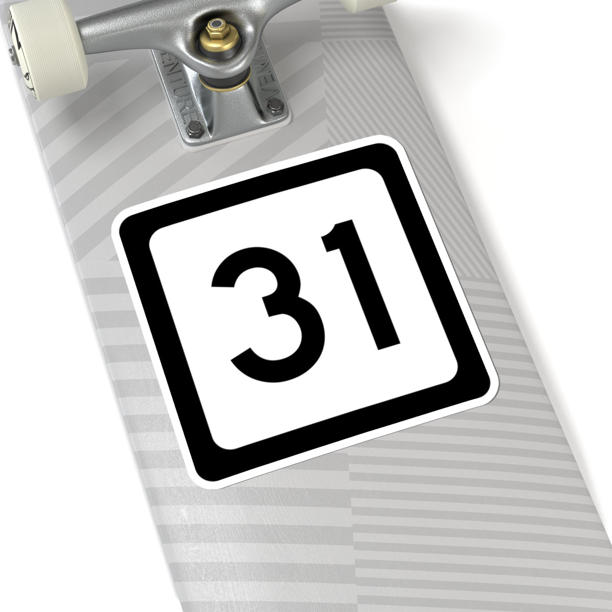 WV-31 (Virginia) (Road Sign) STICKER Vinyl Kiss-Cut Decal