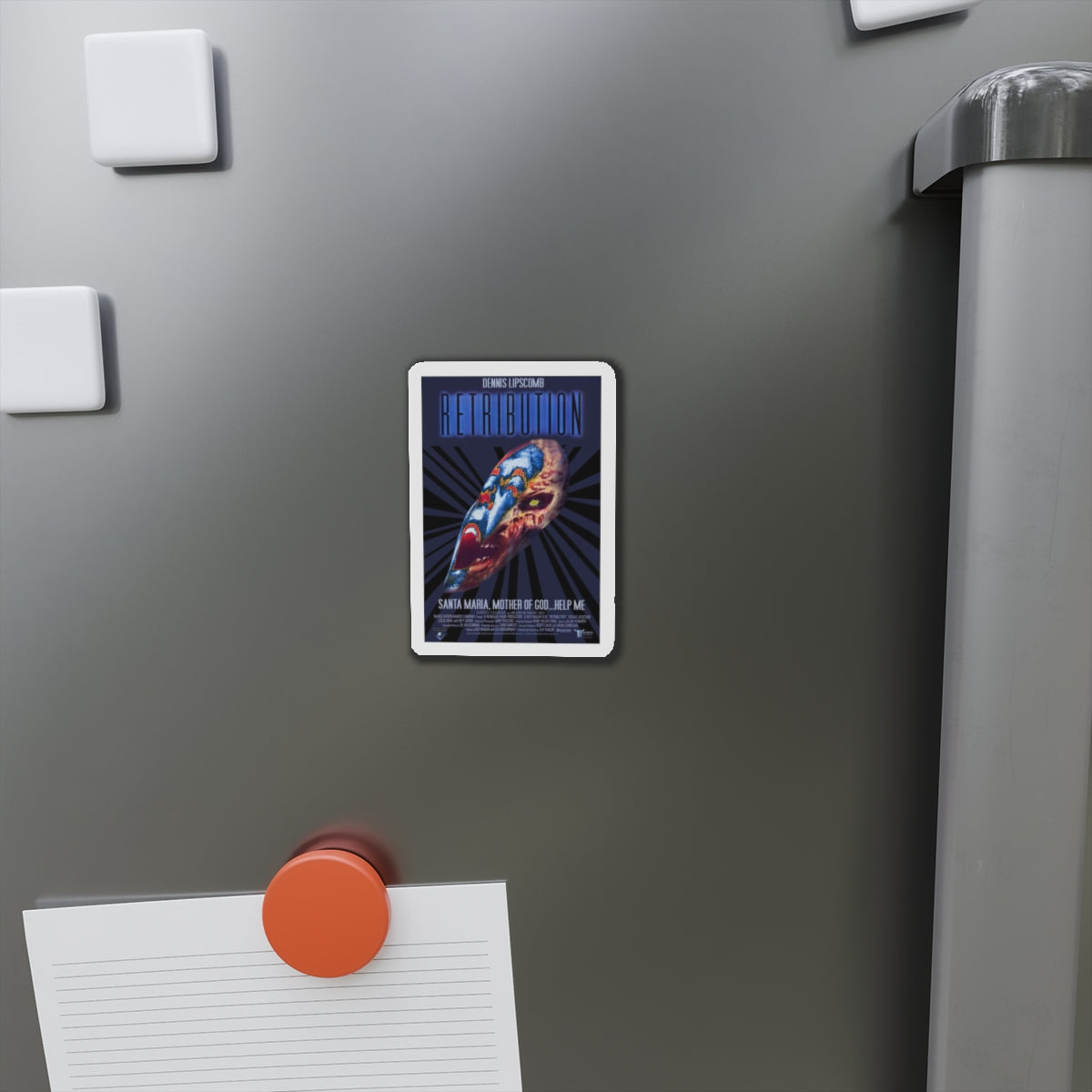 RETRIBUTION 1987 Movie Poster - Refrigerator Magnet-The Sticker Space