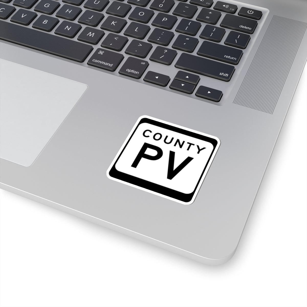 WIS County PV (Wisconsin) (Road Sign) STICKER Vinyl Kiss-Cut Decal