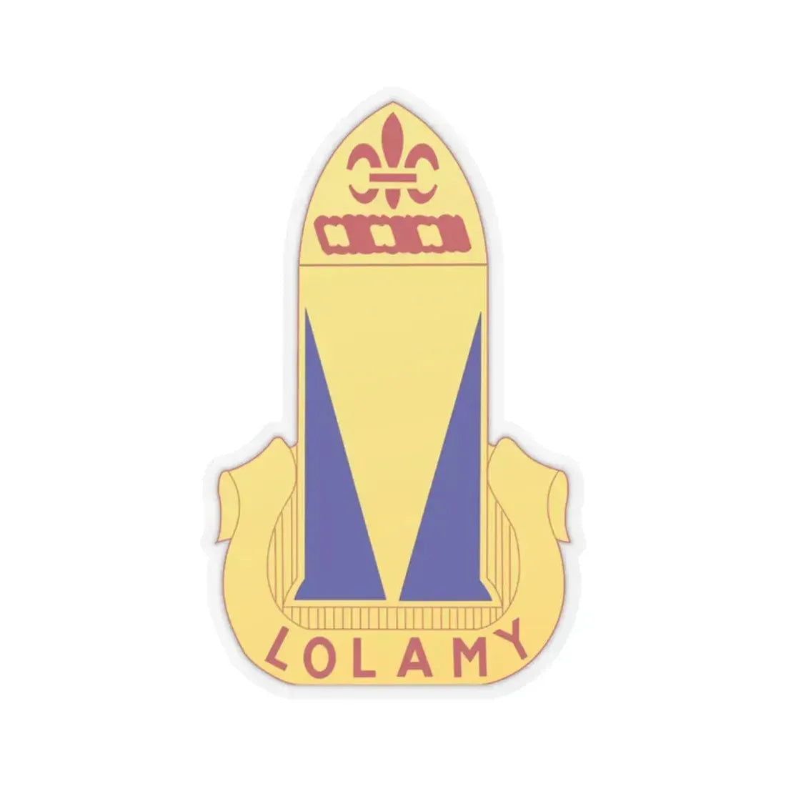 68th Air Defense Artillery Regiment (U.S. Army) STICKER Vinyl Kiss-Cut Decal 2 Inch Transparent - The Sticker Space