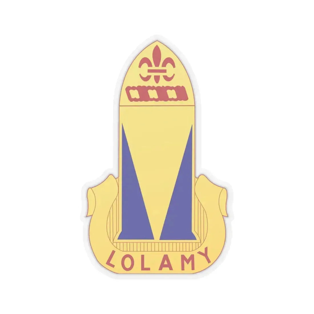 68th Air Defense Artillery Regiment (U.S. Army) STICKER Vinyl Kiss-Cut Decal 3 Inch Transparent - The Sticker Space