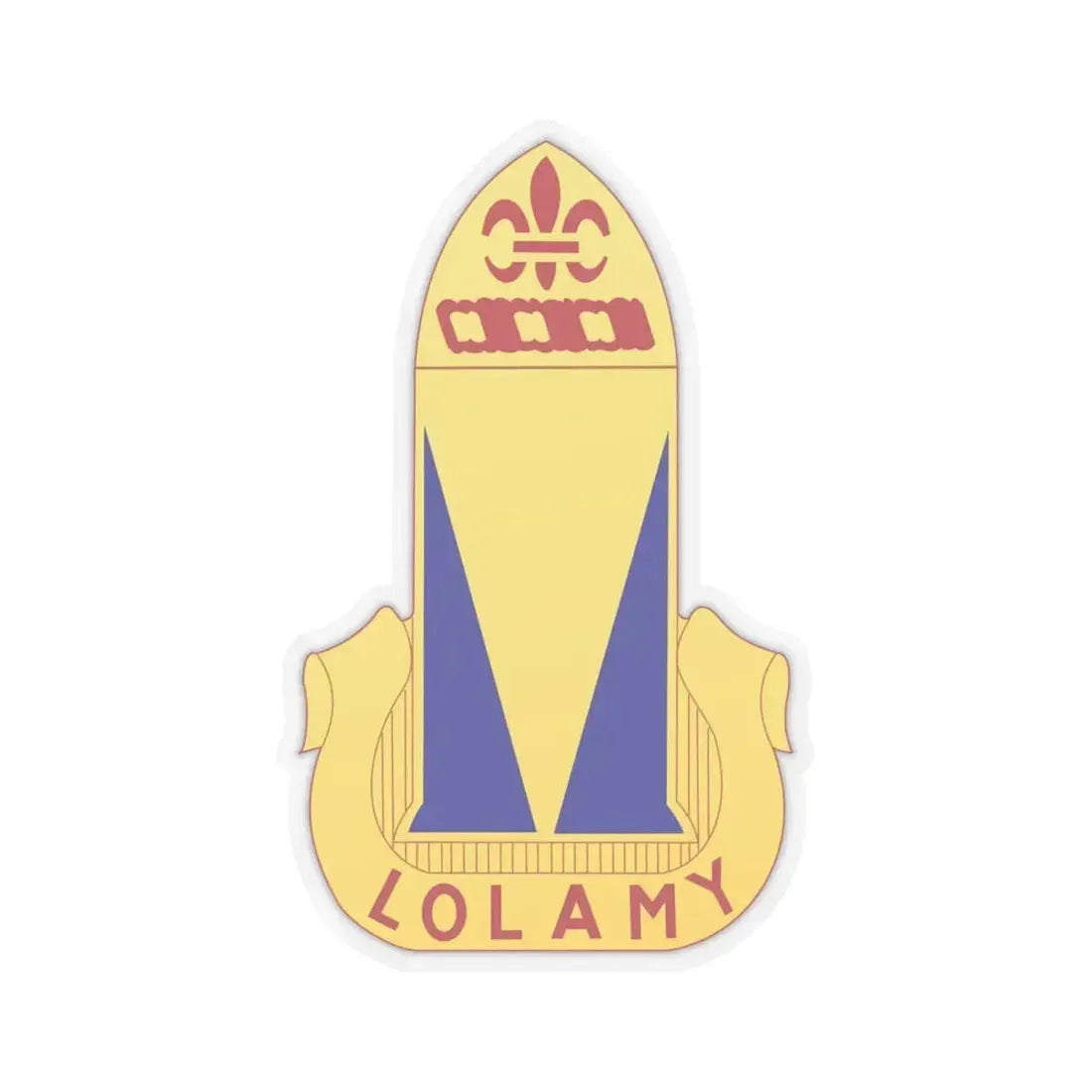 68th Air Defense Artillery Regiment (U.S. Army) STICKER Vinyl Kiss-Cut Decal 6 Inch Transparent - The Sticker Space