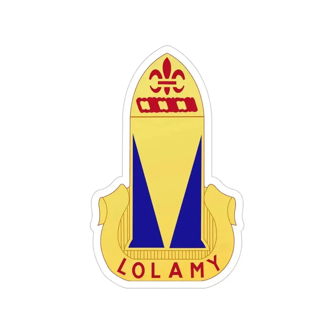 68th Air Defense Artillery Regiment (U.S. Army) Transparent STICKER Die-Cut Vinyl Decal 5 Inch - The Sticker Space