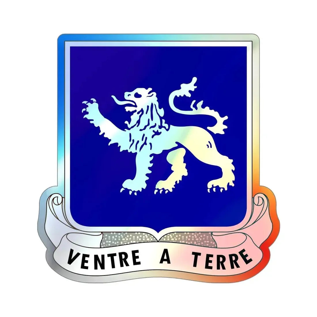 68th Armor Regiment (U.S. Army) Holographic STICKER Die-Cut Vinyl Decal - The Sticker Space