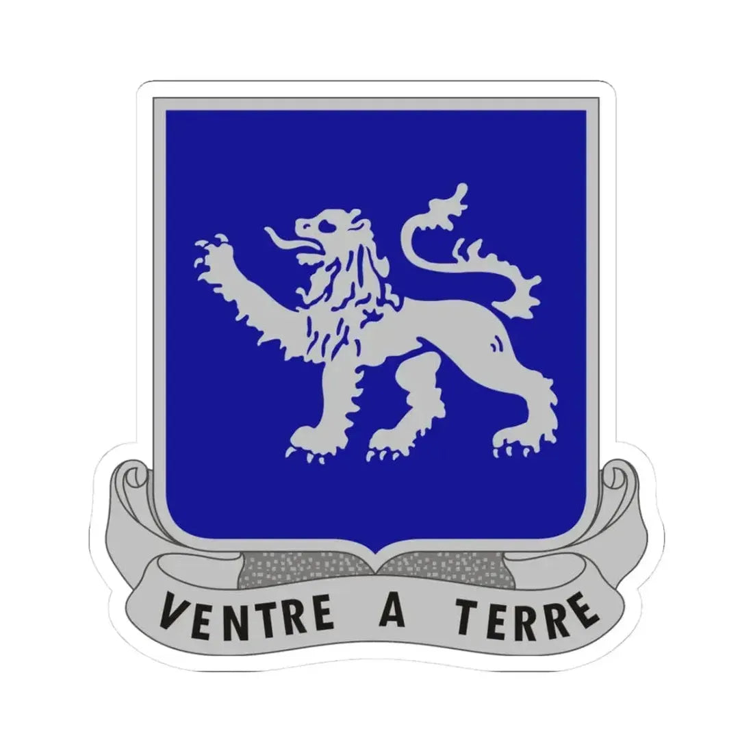 68th Armor Regiment (U.S. Army) STICKER Vinyl Kiss-Cut Decal 3 Inch White - The Sticker Space