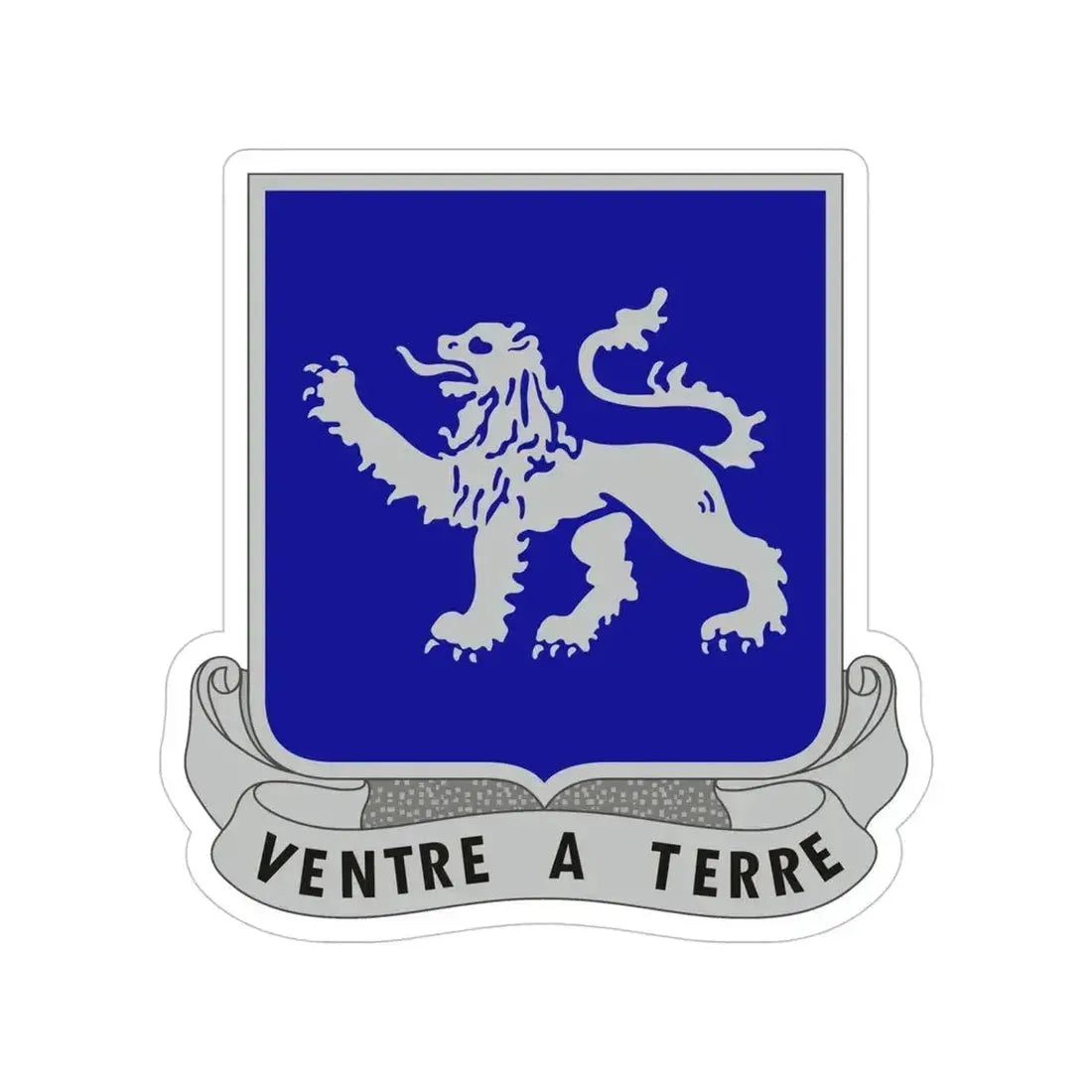 68th Armor Regiment (U.S. Army) Transparent STICKER Die-Cut Vinyl Decal 5 Inch - The Sticker Space