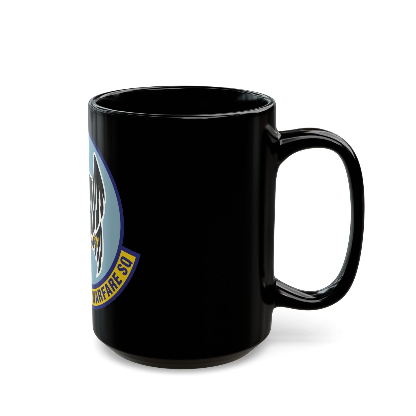 68th Electronic Warfare Squadron (U.S. Air Force) Black Coffee Mug-The Sticker Space