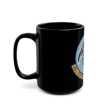 68th Electronic Warfare Squadron (U.S. Air Force) Black Coffee Mug-The Sticker Space