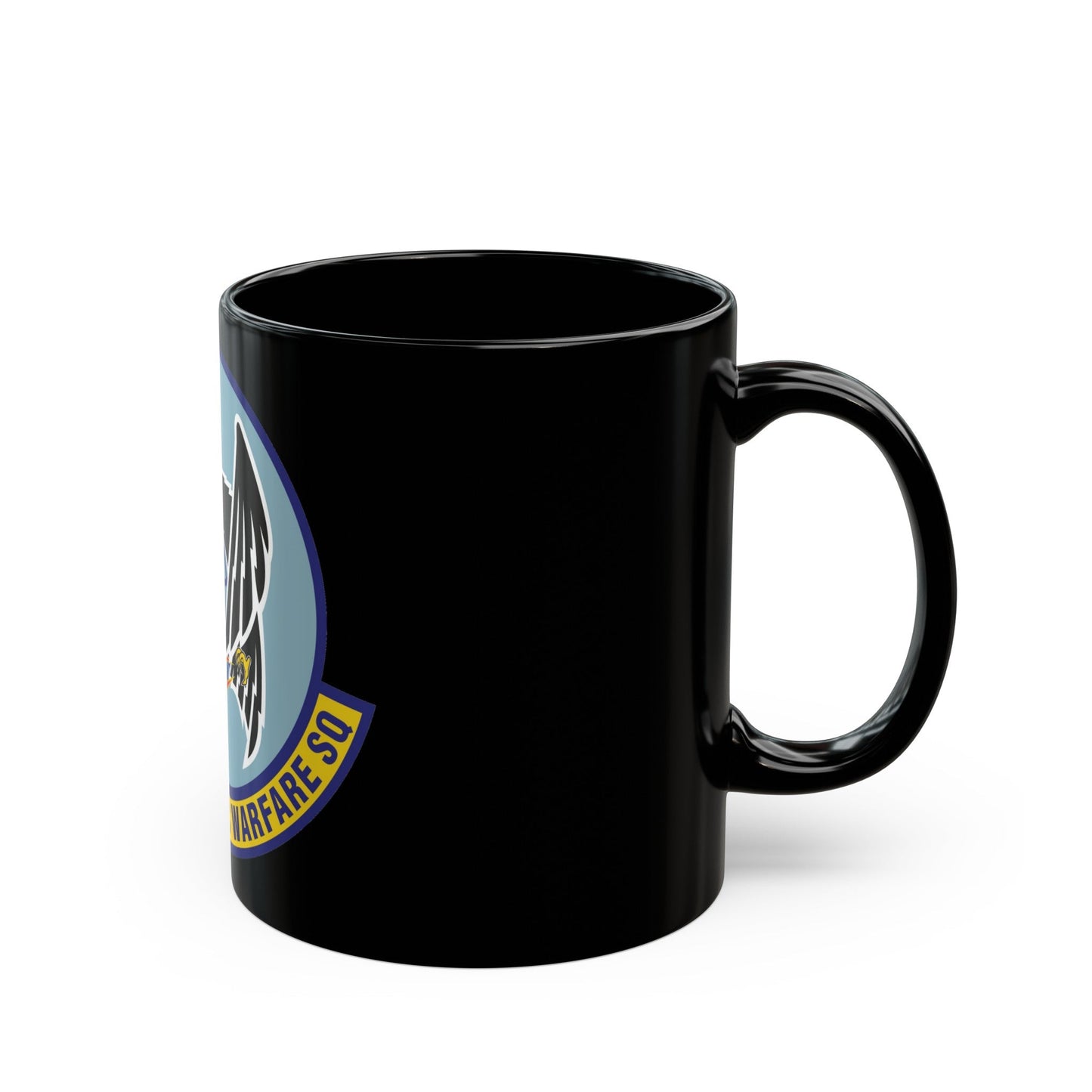 68th Electronic Warfare Squadron (U.S. Air Force) Black Coffee Mug-The Sticker Space