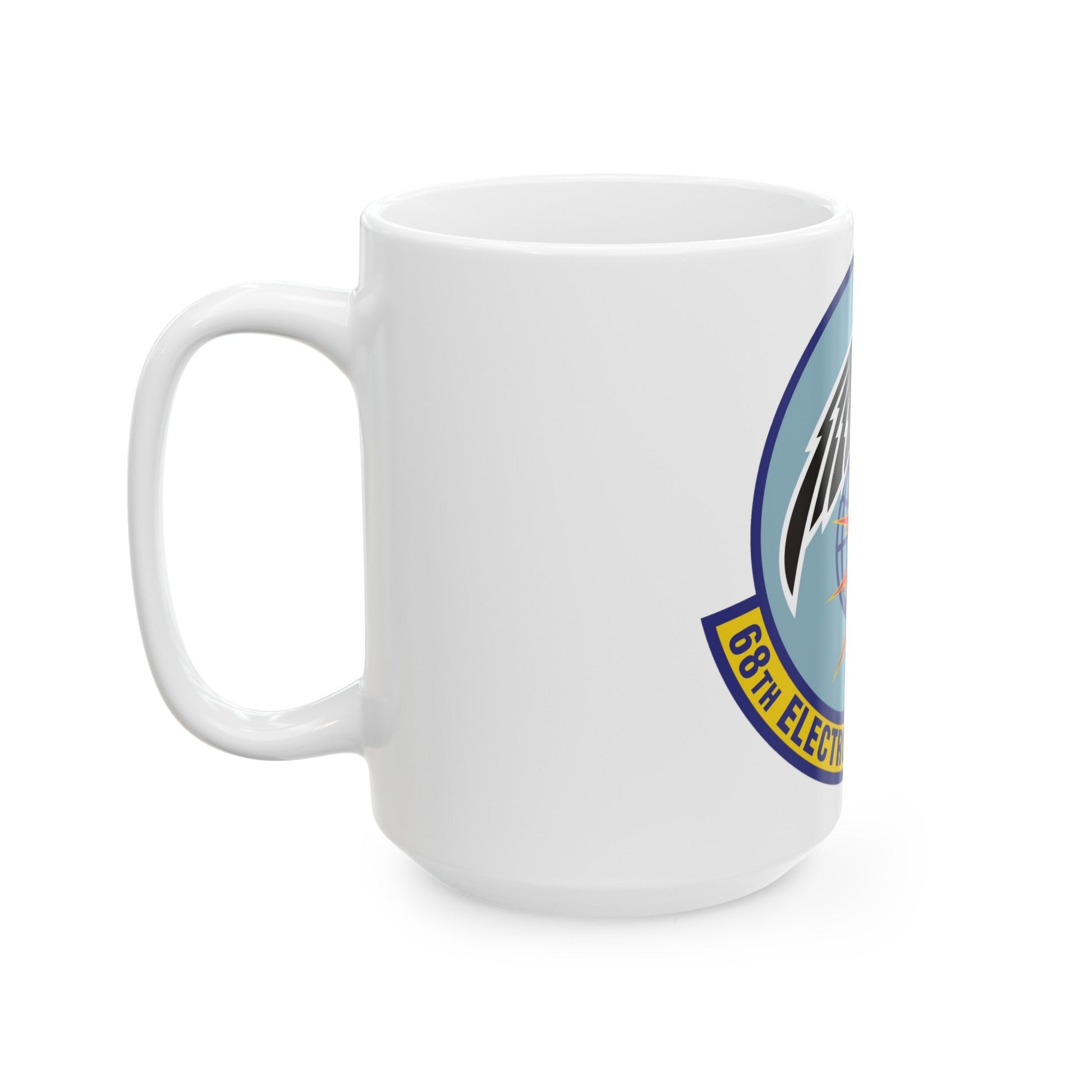 68th Electronic Warfare Squadron (U.S. Air Force) White Coffee Mug-The Sticker Space