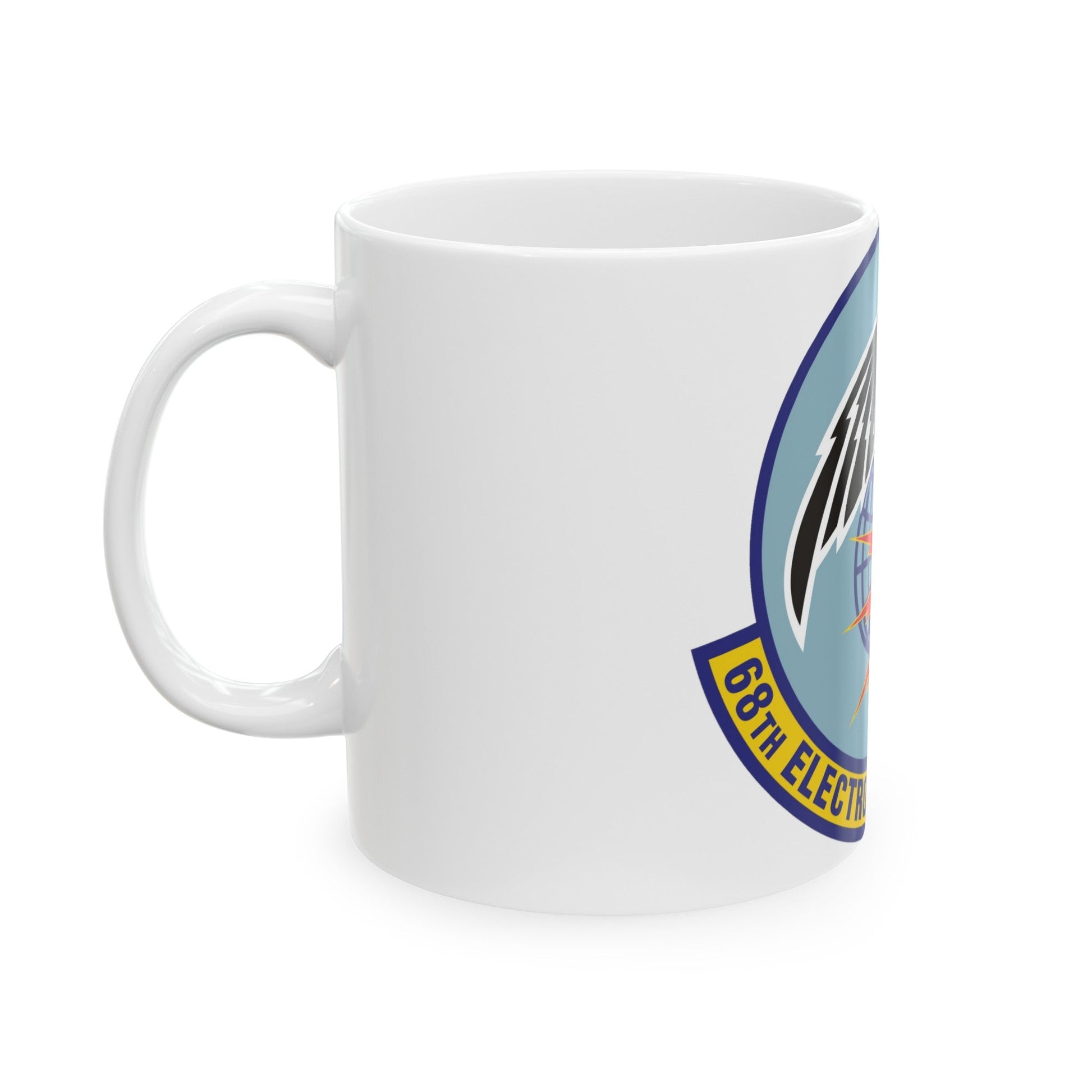 68th Electronic Warfare Squadron (U.S. Air Force) White Coffee Mug-The Sticker Space