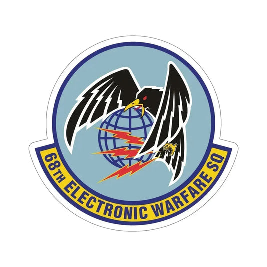 68th Electronic Warfare Squadron (U.S. Air Force) STICKER Vinyl Die-Cut Decal 6 Inch - The Sticker Space