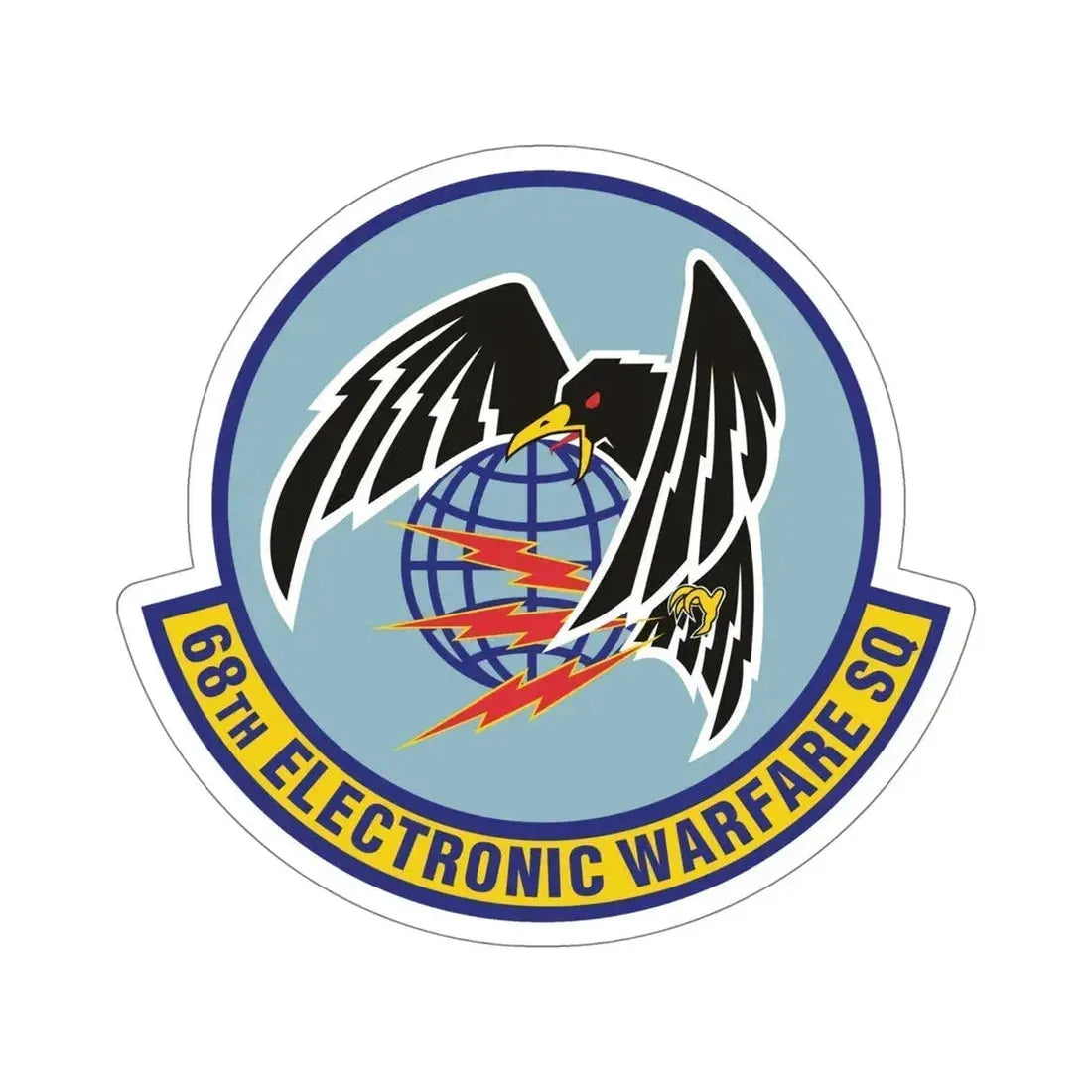 68th Electronic Warfare Squadron (U.S. Air Force) STICKER Vinyl Die-Cut Decal - The Sticker Space