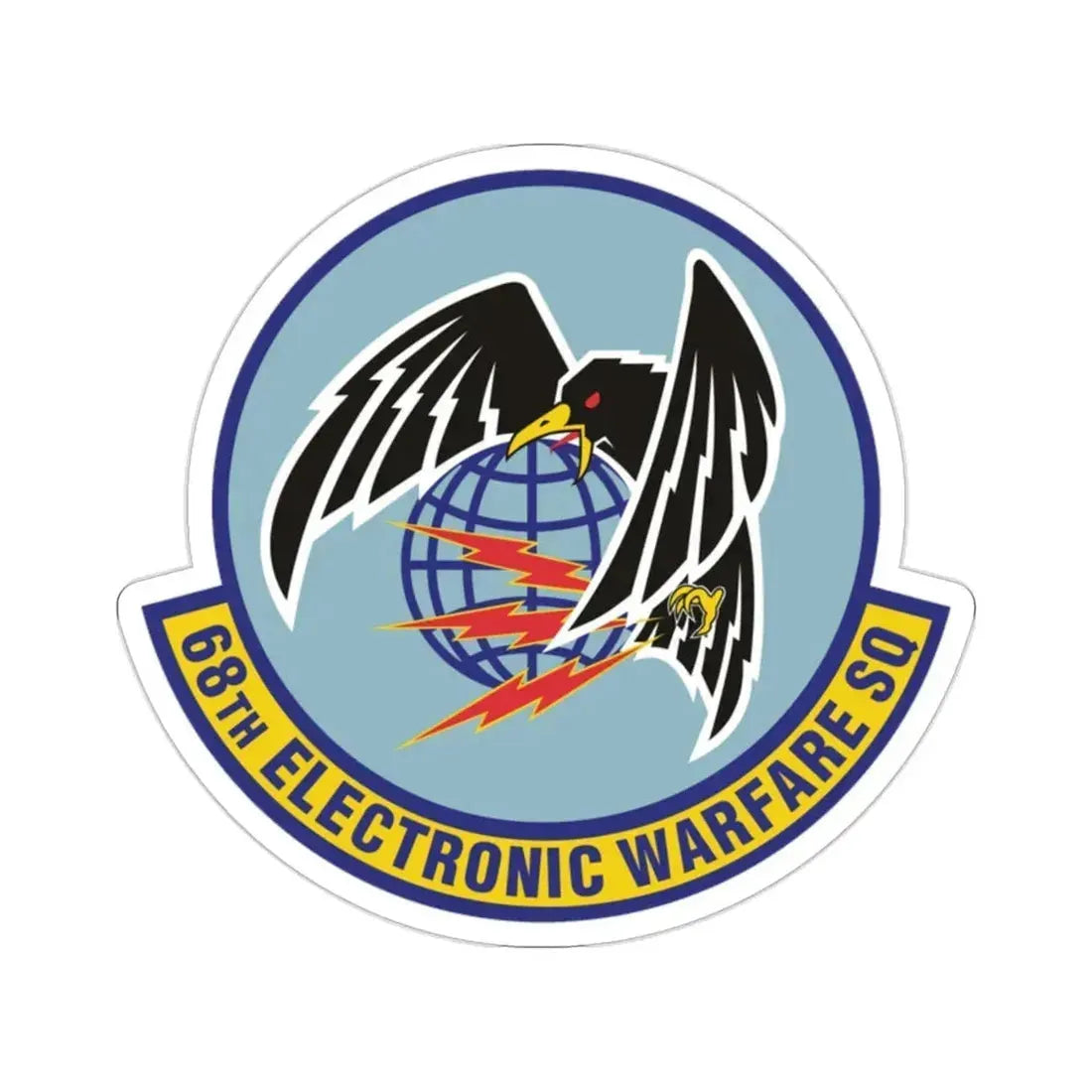 68th Electronic Warfare Squadron (U.S. Air Force) STICKER Vinyl Die-Cut Decal - The Sticker Space