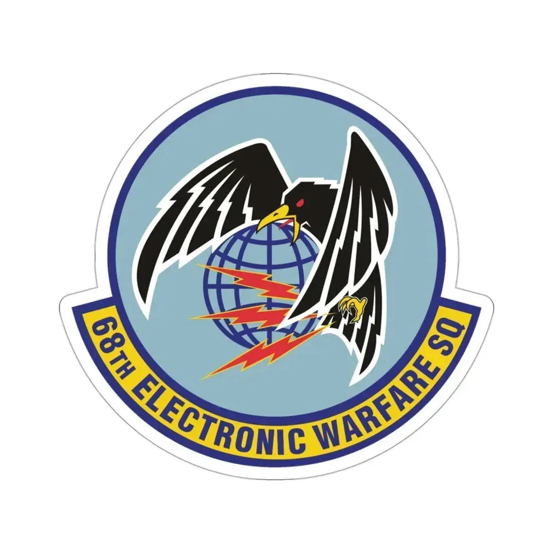 68th Electronic Warfare Squadron (U.S. Air Force) STICKER Vinyl Die-Cut Decal - The Sticker Space