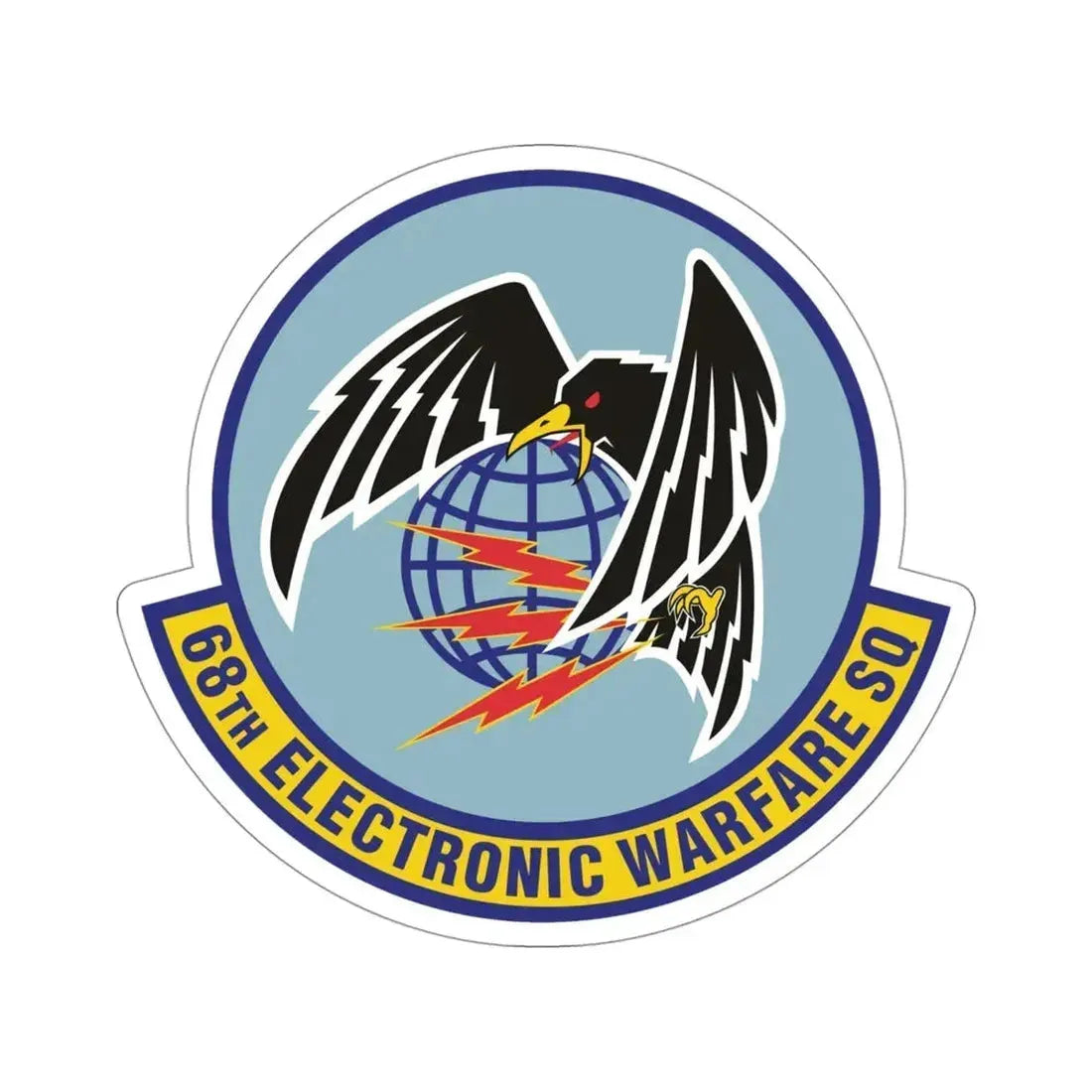 68th Electronic Warfare Squadron (U.S. Air Force) STICKER Vinyl Die-Cut Decal - The Sticker Space